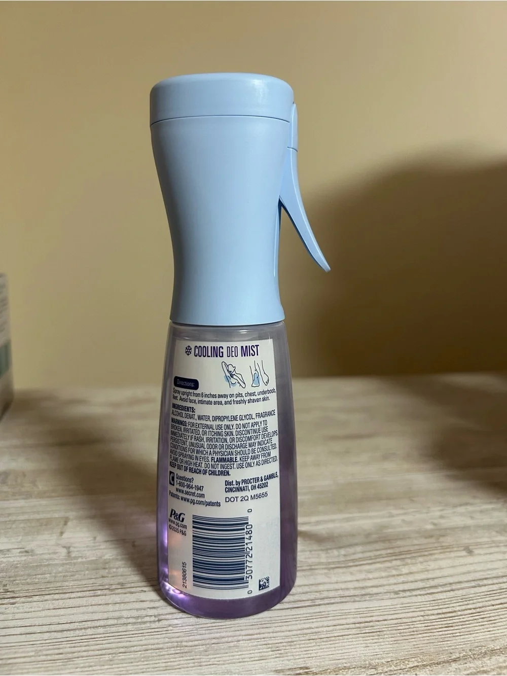 Whole Body Cooling Deo Mist — Relaxing Lavender (Purple)